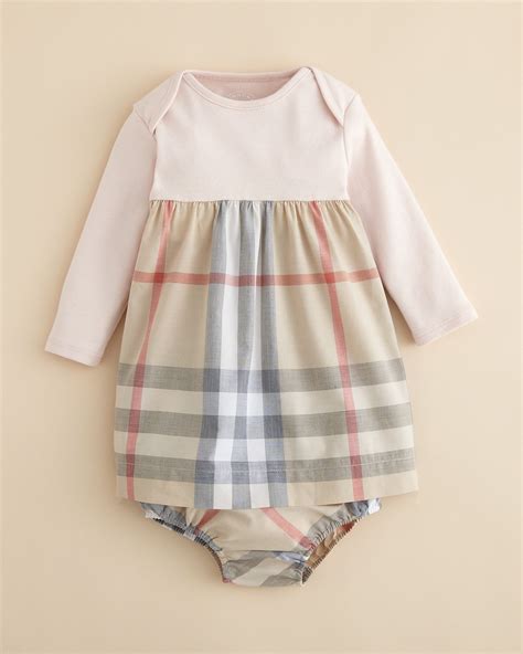 burberry baby dress pink|Burberry newborn baby set.